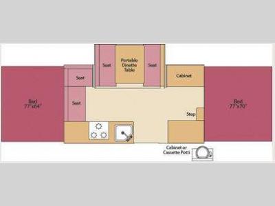 Floorplan - 2010 Coleman The Highlander Series Saratoga