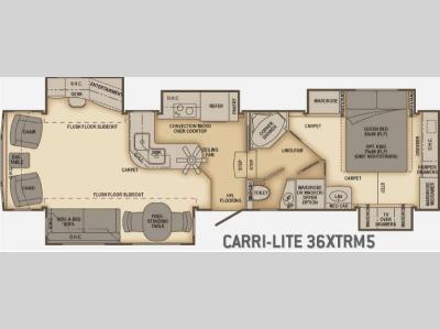 Floorplan - 2010 Carriage Carri-Lite 36XTRM5
