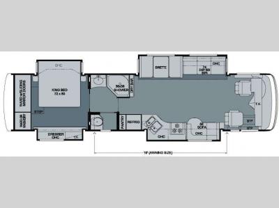 Floorplan - 2010 Newmar Ventana 3933