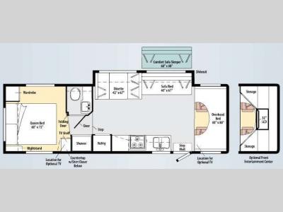 Floorplan - 2010 Winnebago Access 31C