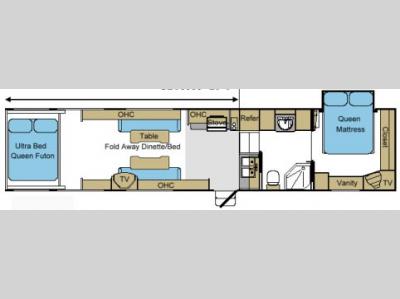 Floorplan - 2006 Warrior Mfg Weekend Warrior SLC 3705