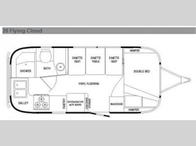 Floorplan - 2010 Airstream RV Flying Cloud 20