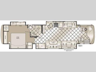 Floorplan - 2010 Damon Tuscany 4051