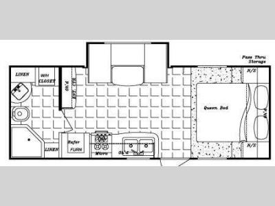 Floorplan - 2010 Gulf Stream RV Kingsport 212 RBS