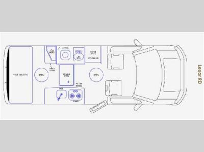 Floorplan - 2009 Pleasure-Way Lexor RD