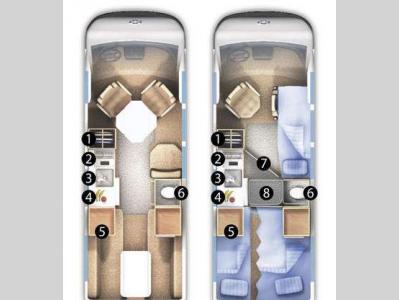 Floorplan - 2010 Roadtrek 190-Popular