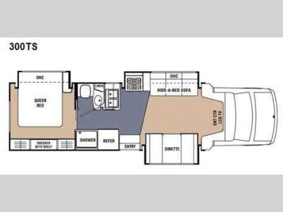 Floorplan - 2010 Coachmen RV Concord 300TS