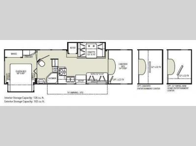 Floorplan - 2010 Fleetwood RV Jamboree Sport 31M