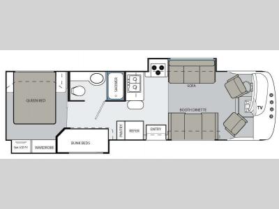 Floorplan - 2010 Four Winds RV Hurricane 31G