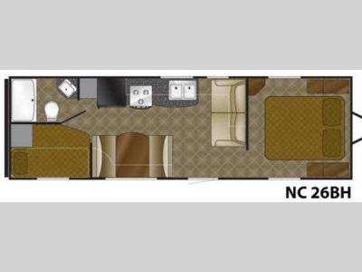 Floorplan - 2011 Heartland North Country 26BH