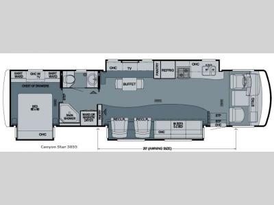 Floorplan - 2010 Newmar Canyon Star 3855