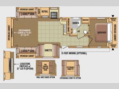 Floorplan - 2010 Jayco Jay Flight G2 33RLDS