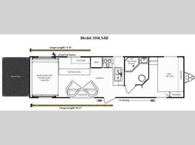 Floorplan - 2010 Keystone RV Energy 280LSAB