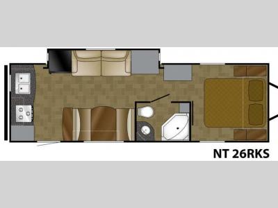 Floorplan - 2011 Heartland North Trail 26RKS