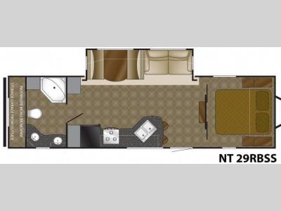 Floorplan - 2011 Heartland North Trail 29RBSS King