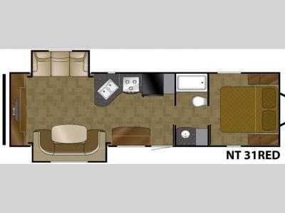 Floorplan - 2011 Heartland North Trail 31RED