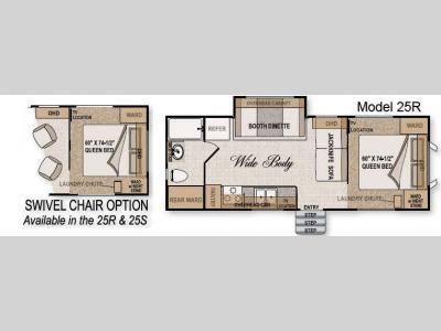 Floorplan - 2010 Northwood Arctic Fox 25R