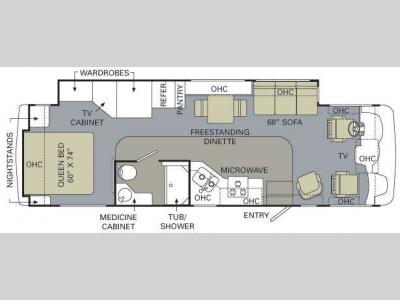 Floorplan - 2010 Monaco Monarch 33 SFS