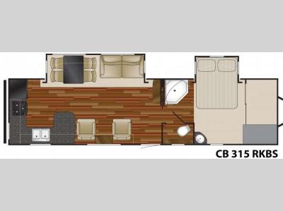 Floorplan - 2011 Heartland Caliber 315 RKBS