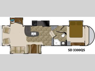 Floorplan - 2011 Heartland Sundance 3300QS