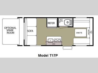 Floorplan - 2011 Forest River RV Cherokee Wolf Pup 17P