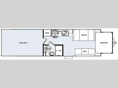 Floorplan - 2011 Forest River RV Work and Play WTF30FS