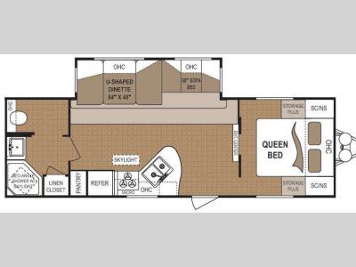 Floorplan - 2010 Dutchmen RV Dutchmen 27F Classic