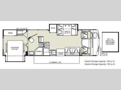 Floorplan - 2011 Fleetwood RV Storm 30SA