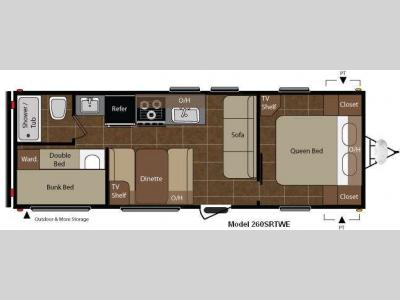 Floorplan - 2011 Keystone RV Springdale 260SRTWE