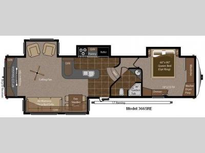 Floorplan - 2011 Keystone RV Montana 3665 RE