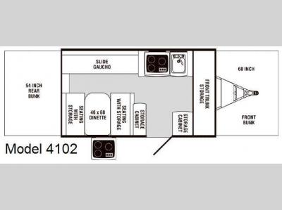 Floorplan - 2011 Palomino Y-Series 4102