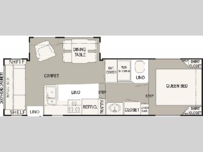 Floorplan - 2006 NuWa Hitchhiker II LS LS 26.5 RL