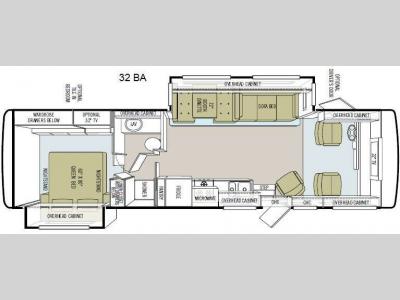 Floorplan - 2011 Tiffin Motorhomes Allegro 32 BA