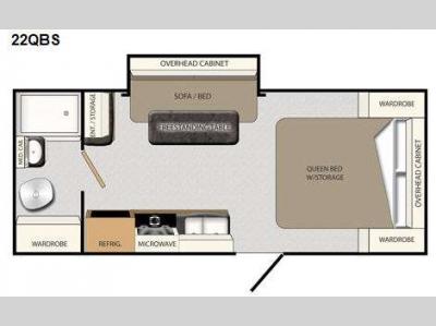 Floorplan - 2011 Coachmen RV Apex 22 QBS