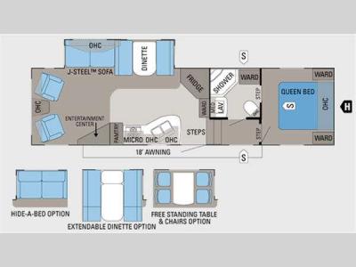 Floorplan - 2011 Jayco Eagle Super Lite 30.5RLS