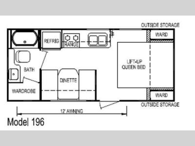 Floorplan - 2011 Skyline Nomad Joey Select 196