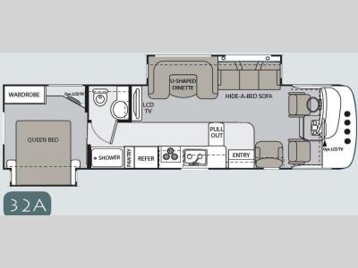 Floorplan - 2011 Four Winds RV Windsport 32A