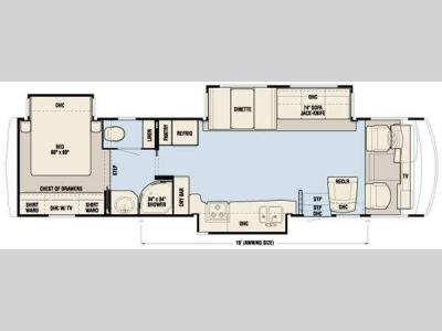 Floorplan - 2011 Newmar Canyon Star 3642