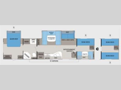 Floorplan - 2011 Jayco Jay Flight 36BHDS