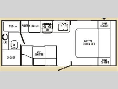 Floorplan - 2006 R-Vision Trail Sport TS22QB