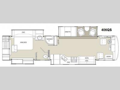 Floorplan - 2011 Coachmen RV Sportscoach Pathfinder 406QS