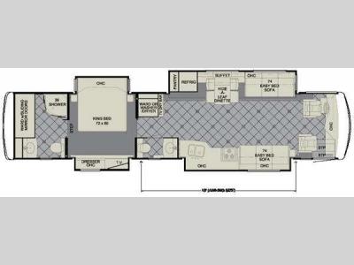 Floorplan - 2011 Newmar Ventana 4335