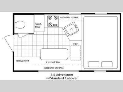 Floorplan - 2011 RC Willett Inc Northstar 8.5 Adventurer