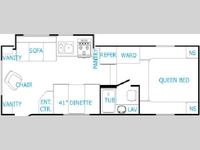 Floorplan - 2005 R-Vision Trail Cruiser 527 RL