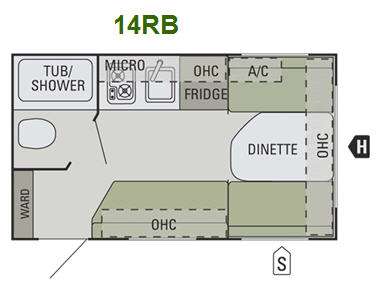 Floorplan - 2011 Starcraft  AR-ONE 14RB