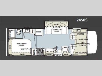 Floorplan - 2011 Forest River RV Sunseeker 2450S