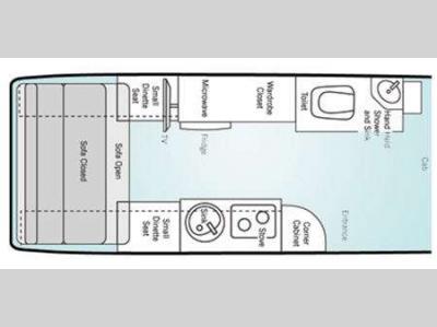 Floorplan - 2010 Leisure Travel Free Spirit Free Spirit Floorplan