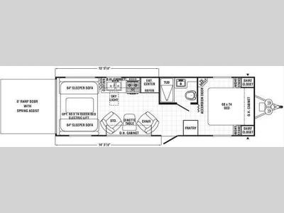 Floorplan - 2011 Palomino Puma Unleashed 27-SBU