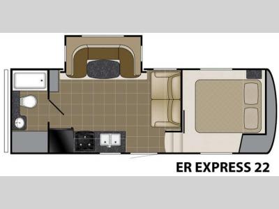 Floorplan - 2011 Heartland ElkRidge Express 22