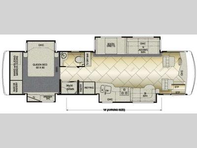 Floorplan - 2012 Newmar Ventana LE 3634
